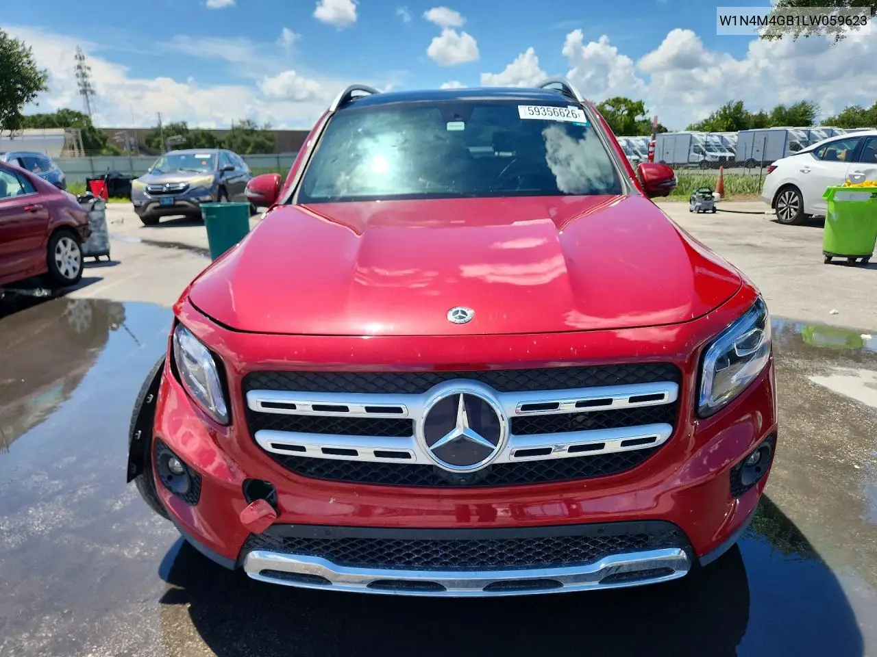 2020 Mercedes-Benz Glb 250 VIN: W1N4M4GB1LW059623 Lot: 59356626