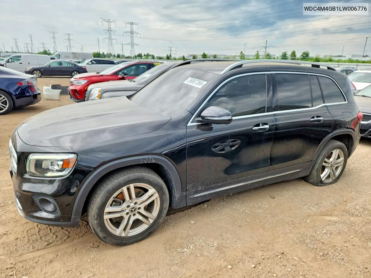 2020 Mercedes-Benz Glb 250 VIN: WDC4M4GB1LW006776 Lot: 59887366