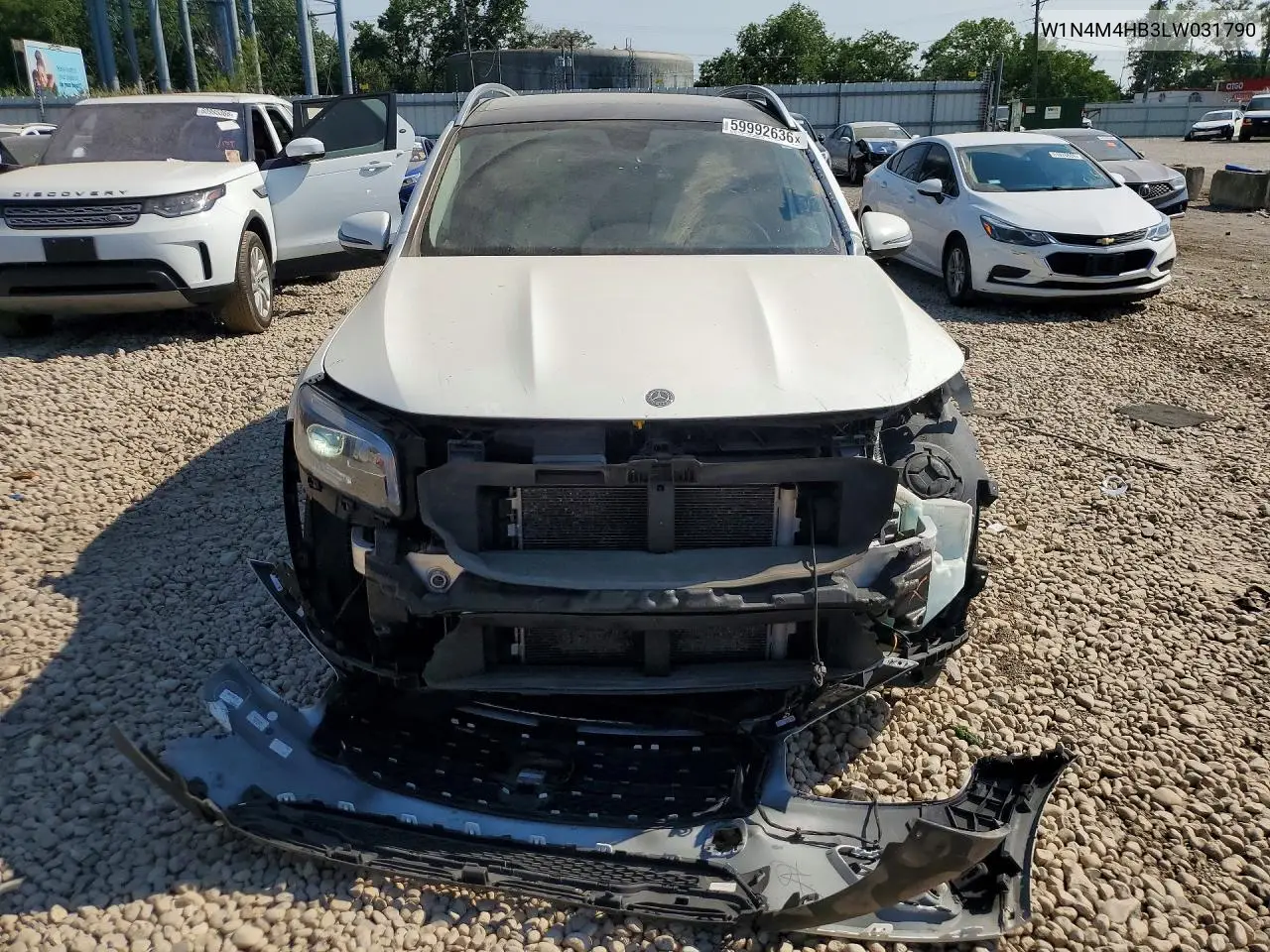2020 Mercedes-Benz Glb 250 4Matic VIN: W1N4M4HB3LW031790 Lot: 59992636