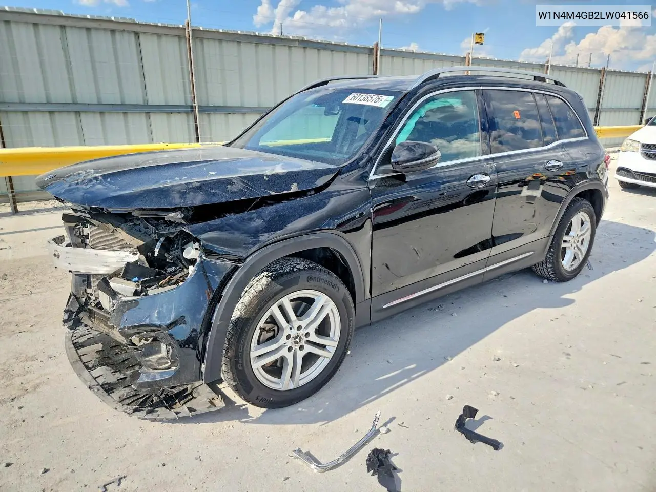 2020 Mercedes-Benz Glb 250 VIN: W1N4M4GB2LW041566 Lot: 60138576