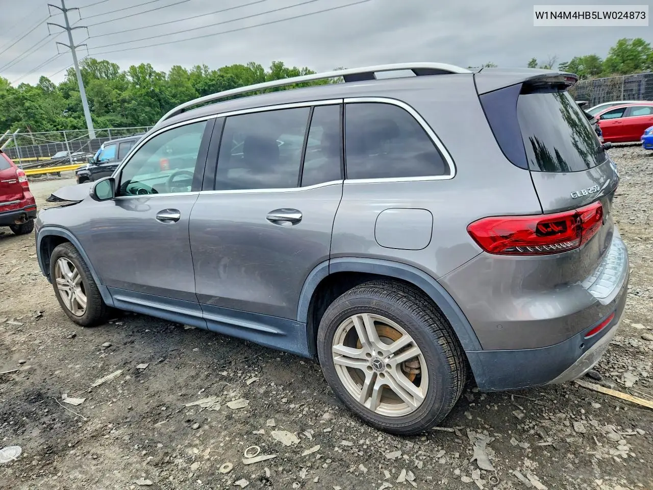 2020 Mercedes-Benz Glb 250 4Matic VIN: W1N4M4HB5LW024873 Lot: 60318066