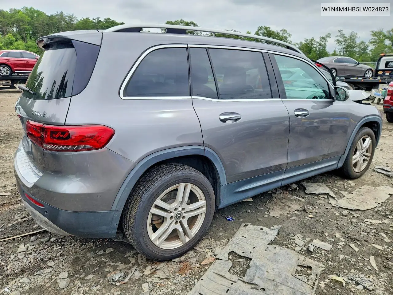 2020 Mercedes-Benz Glb 250 4Matic VIN: W1N4M4HB5LW024873 Lot: 60318066