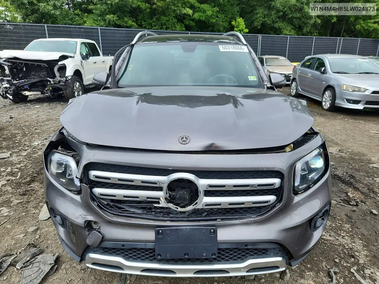 2020 Mercedes-Benz Glb 250 4Matic VIN: W1N4M4HB5LW024873 Lot: 60318066