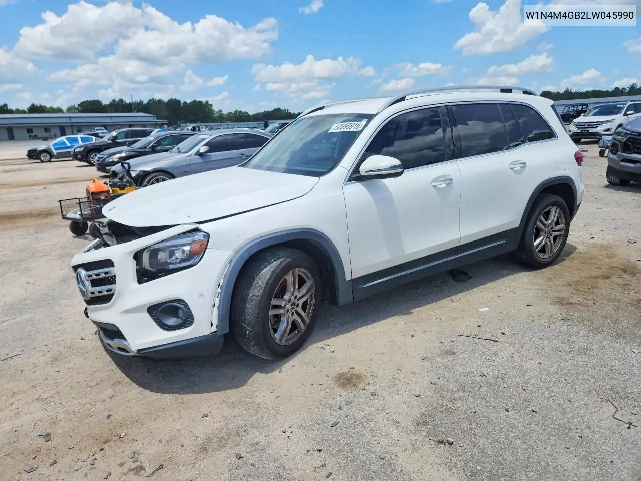 2020 Mercedes-Benz Glb 250 VIN: W1N4M4GB2LW045990 Lot: 60890916