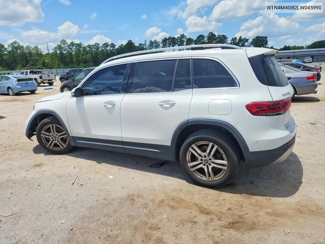 2020 Mercedes-Benz Glb 250 VIN: W1N4M4GB2LW045990 Lot: 60890916