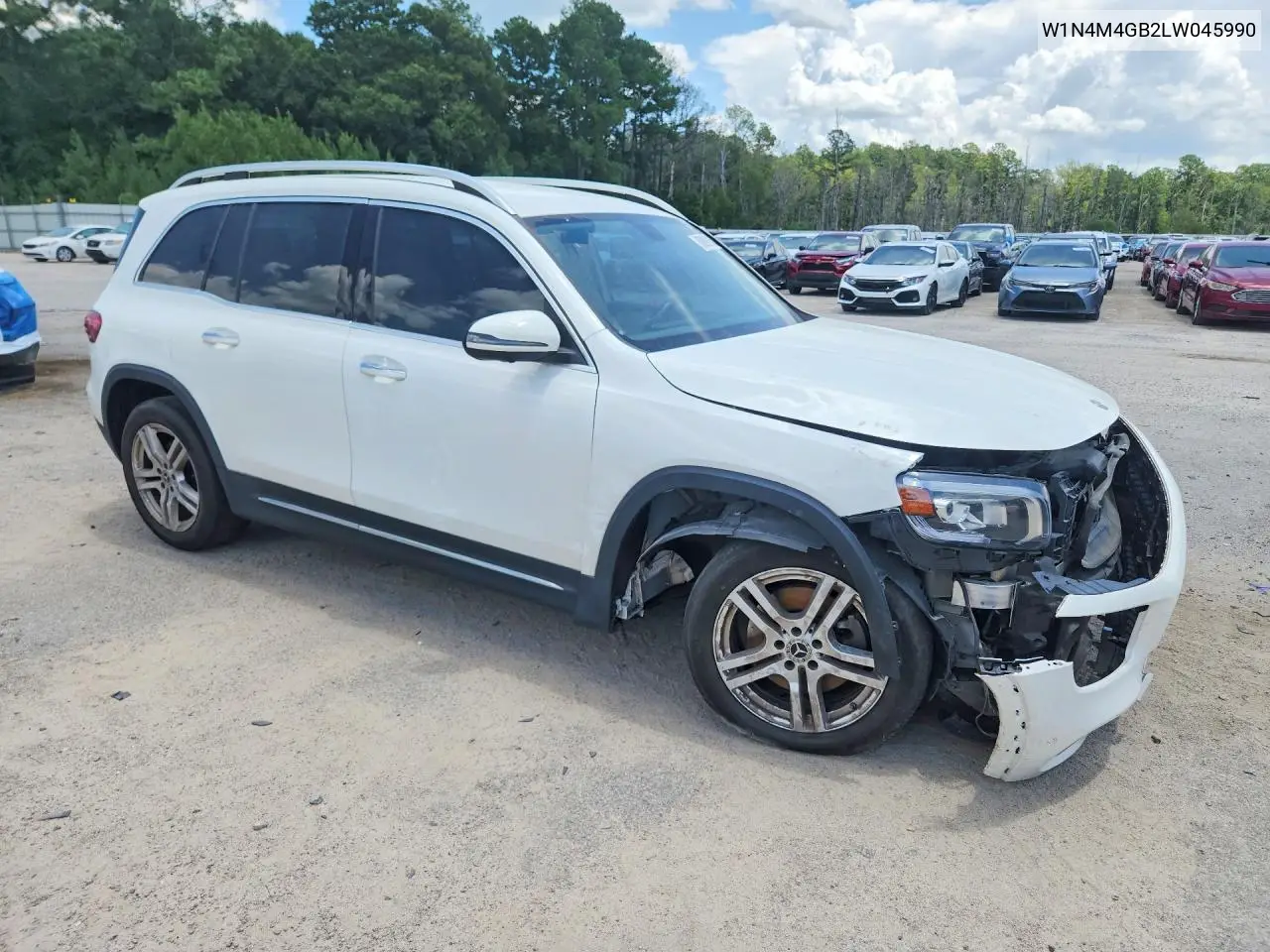2020 Mercedes-Benz Glb 250 VIN: W1N4M4GB2LW045990 Lot: 60890916