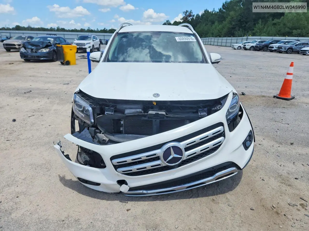 2020 Mercedes-Benz Glb 250 VIN: W1N4M4GB2LW045990 Lot: 60890916