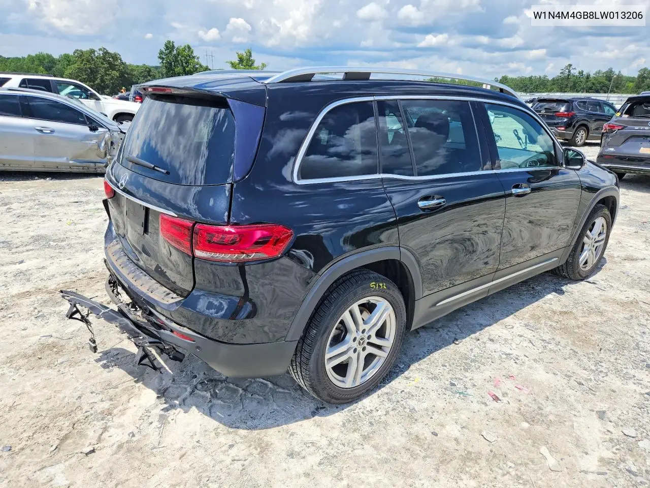 2020 Merz Glb VIN: W1N4M4GB8LW013206 Lot: 61100306
