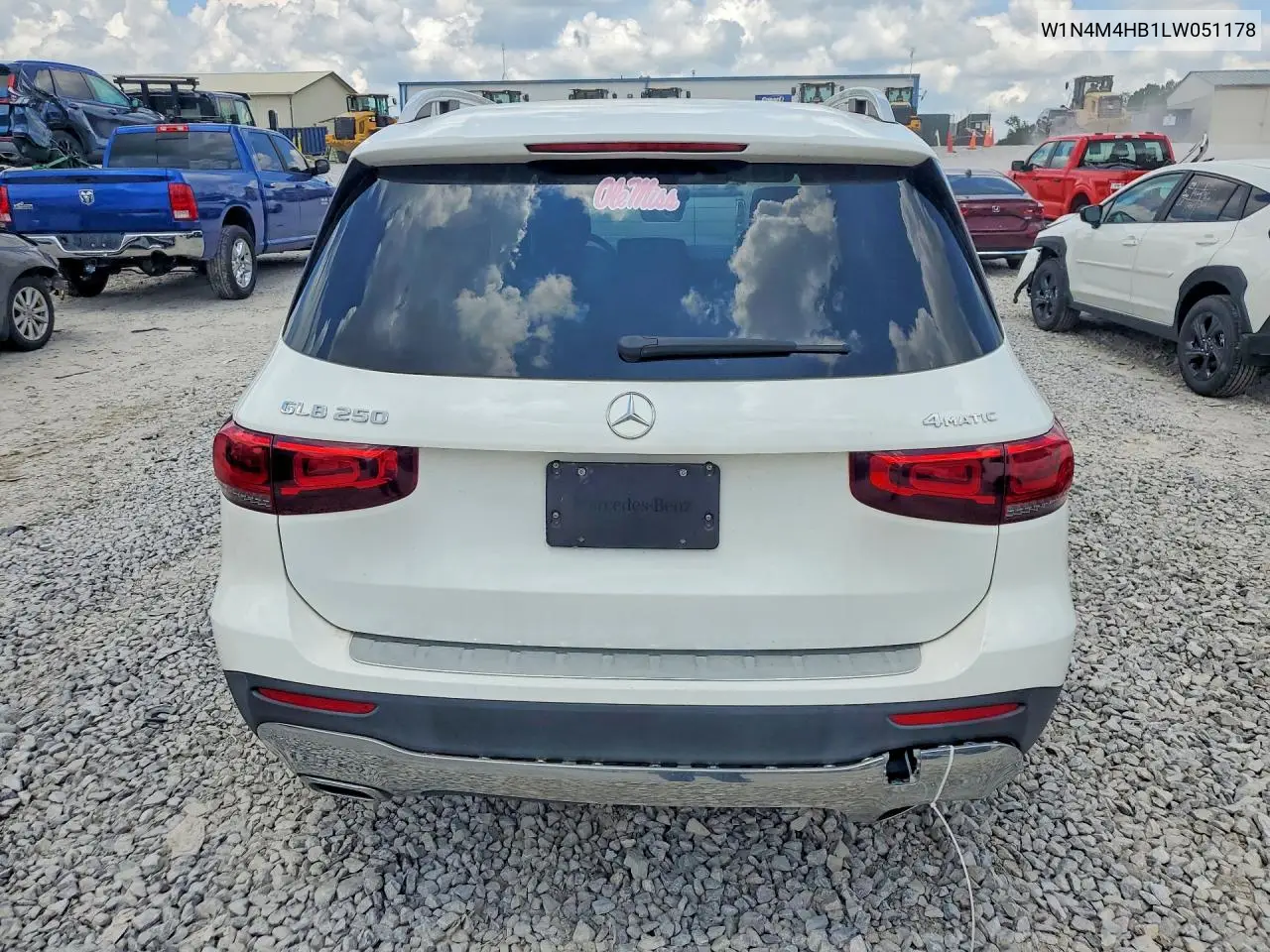2020 Mercedes-Benz Glb 250 4Matic VIN: W1N4M4HB1LW051178 Lot: 61676336
