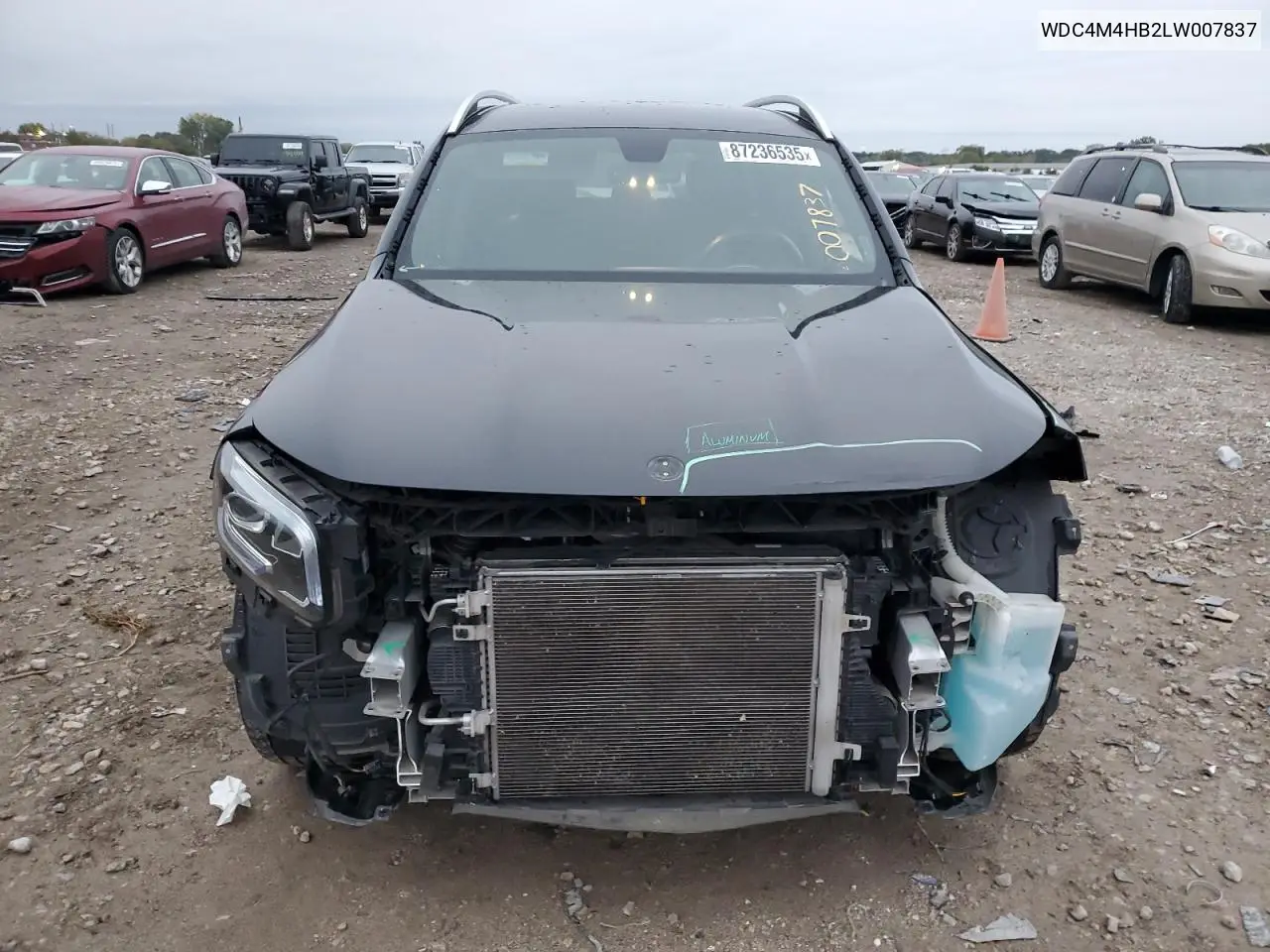 WDC4M4HB2LW007837 2020 Mercedes-Benz Glb 250 4Matic