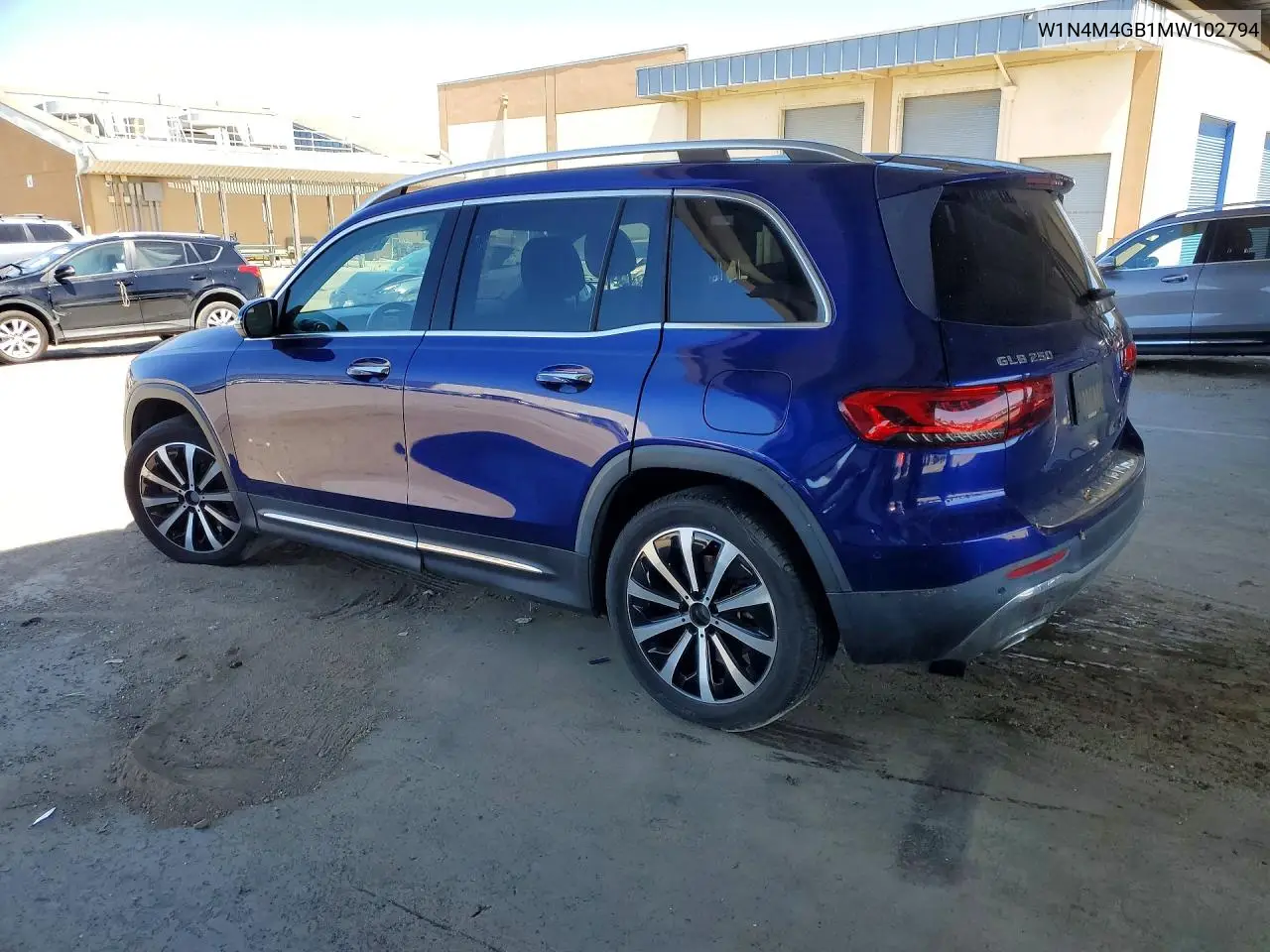 2021 Mercedes-Benz Glb 250 VIN: W1N4M4GB1MW102794 Lot: 41634256