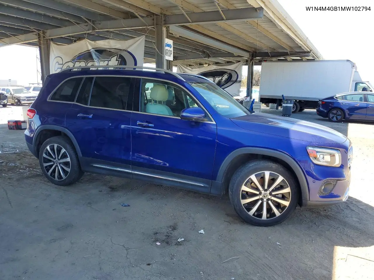 2021 Mercedes-Benz Glb 250 VIN: W1N4M4GB1MW102794 Lot: 41634256