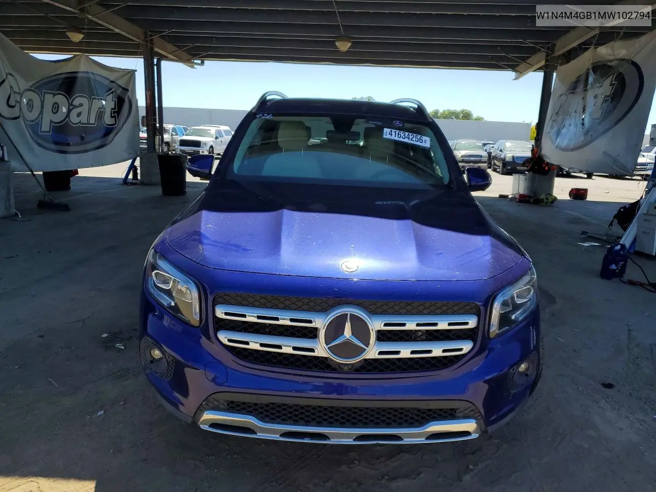 2021 Mercedes-Benz Glb 250 VIN: W1N4M4GB1MW102794 Lot: 41634256