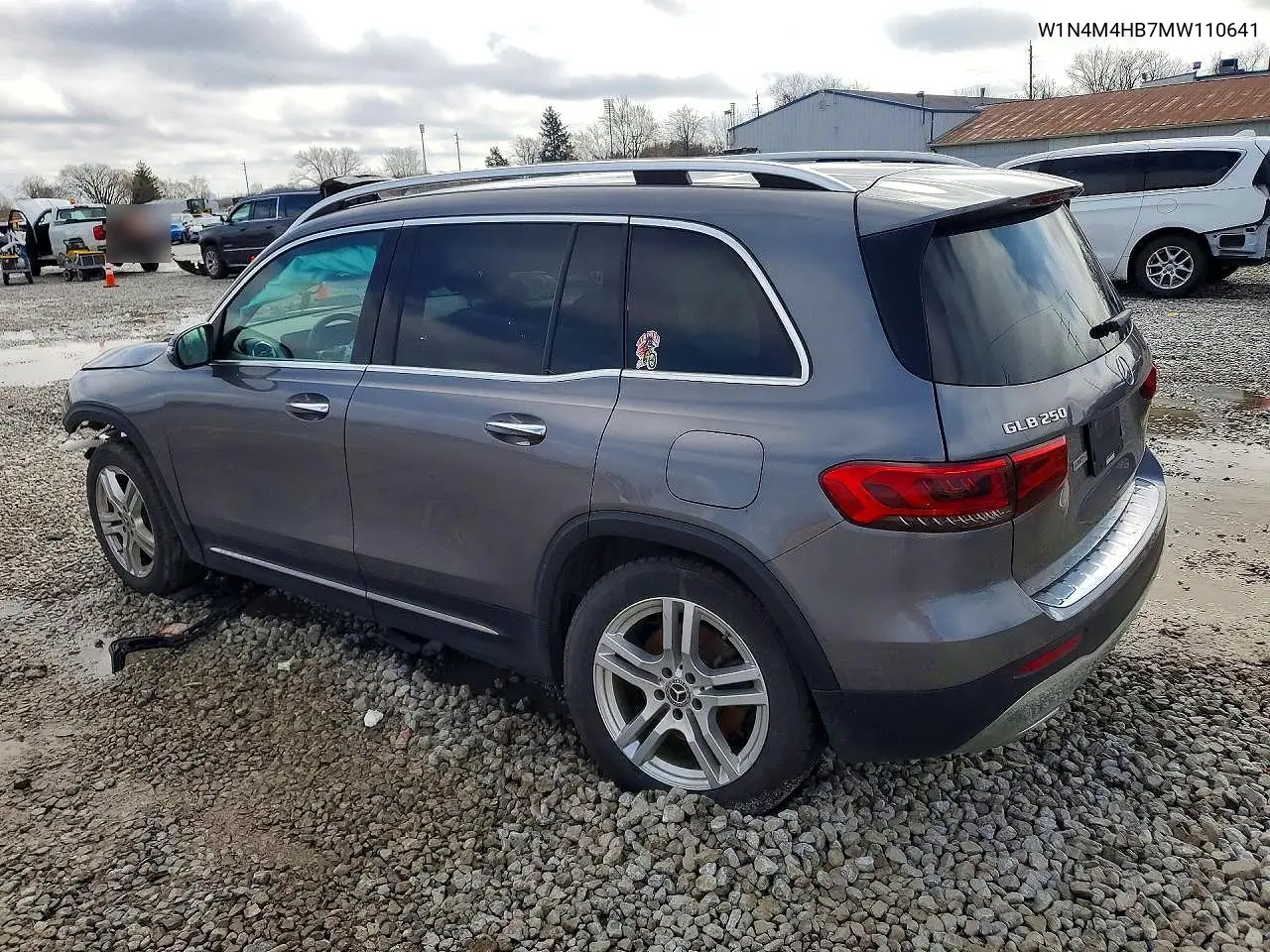 2021 Mercedes-Benz Glb 250 4Matic VIN: W1N4M4HB7MW110641 Lot: 41968456