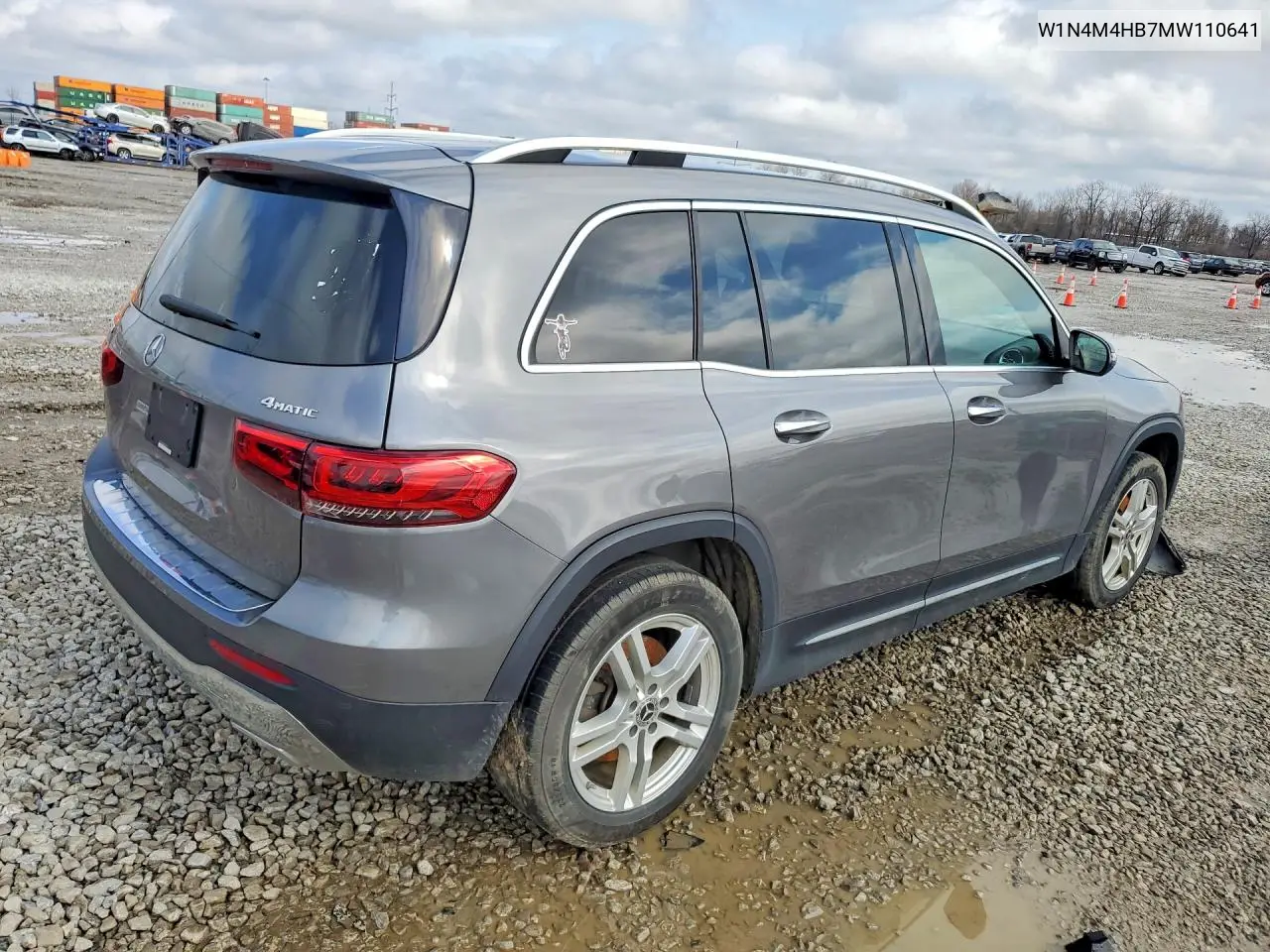 2021 Mercedes-Benz Glb 250 4Matic VIN: W1N4M4HB7MW110641 Lot: 41968456