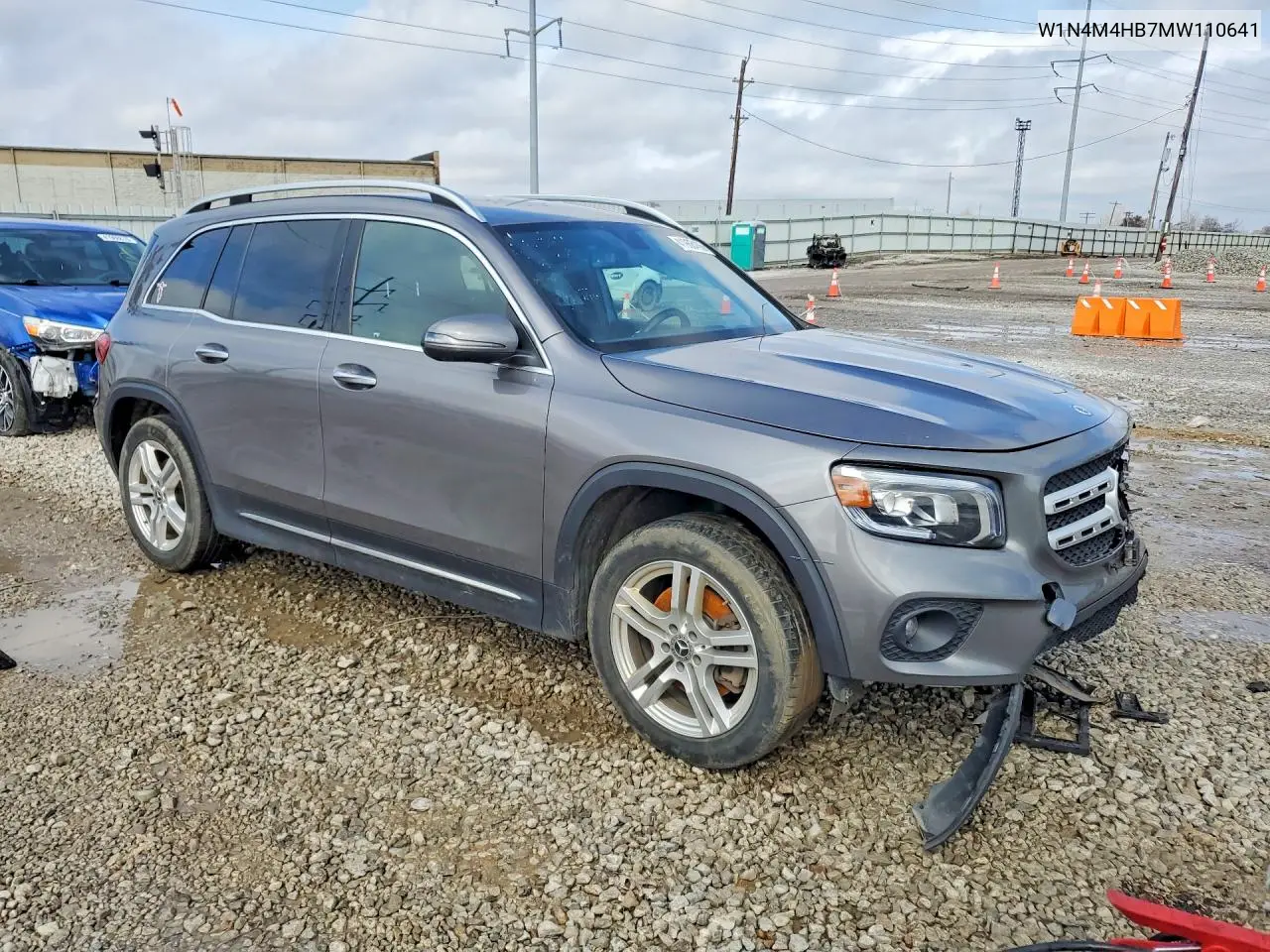 2021 Mercedes-Benz Glb 250 4Matic VIN: W1N4M4HB7MW110641 Lot: 41968456