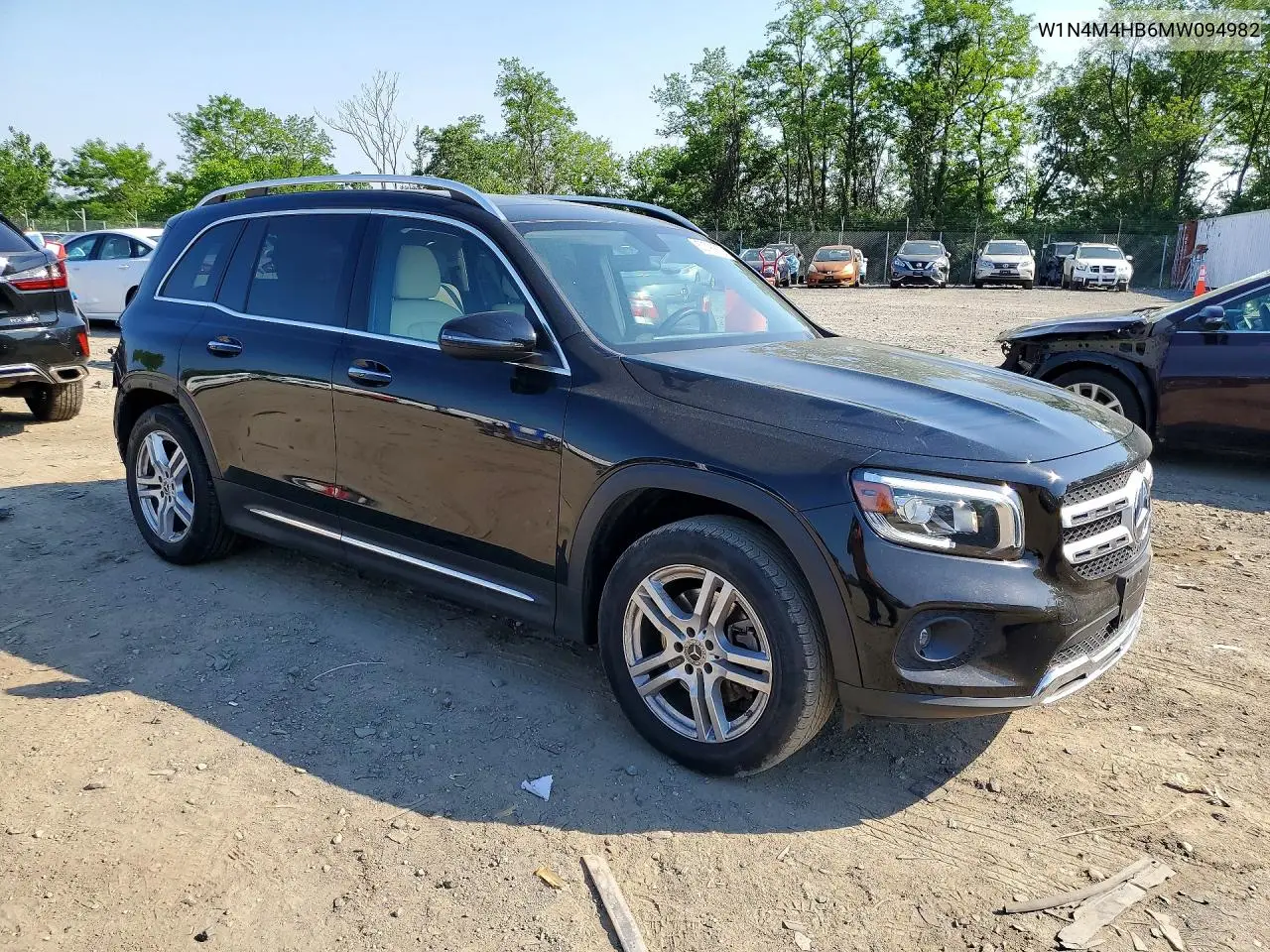 2021 Mercedes-Benz Glb 250 4Matic VIN: W1N4M4HB6MW094982 Lot: 53799926