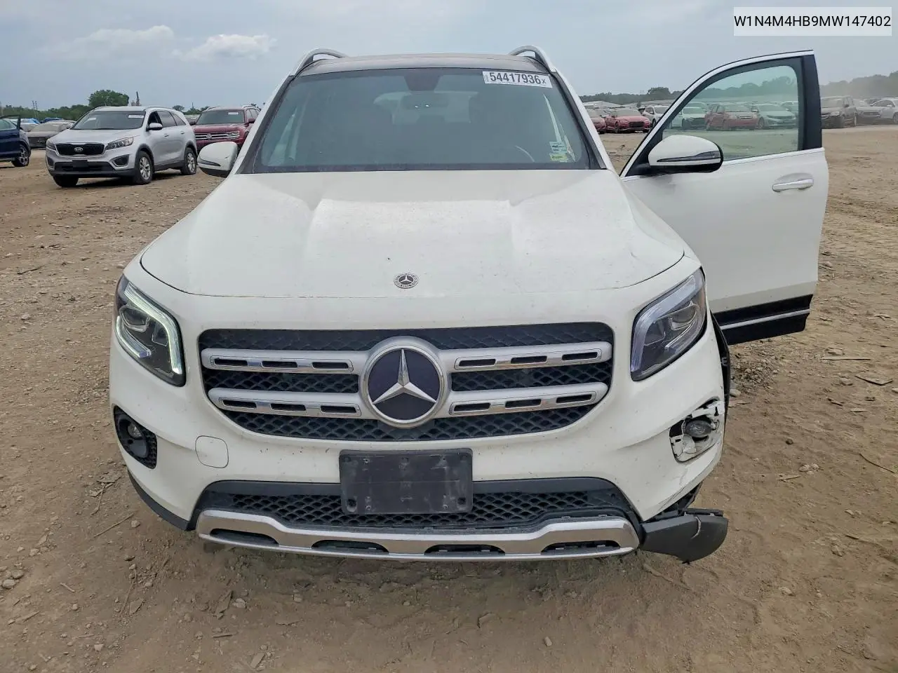 2021 Mercedes-Benz Glb 250 4Matic VIN: W1N4M4HB9MW147402 Lot: 54417936