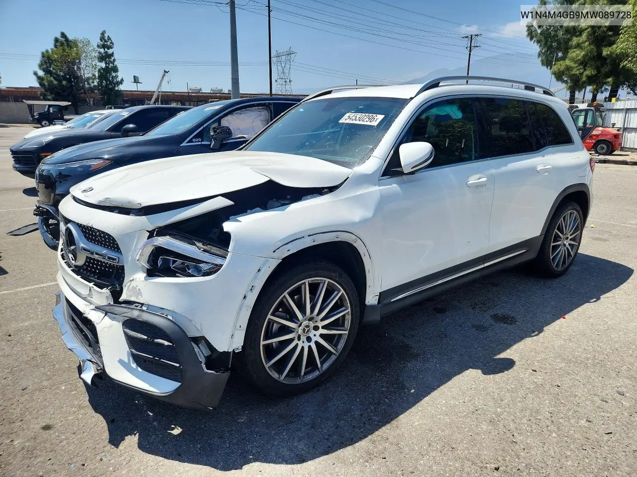 2021 Mercedes-Benz Glb 250 VIN: W1N4M4GB9MW089728 Lot: 54530296