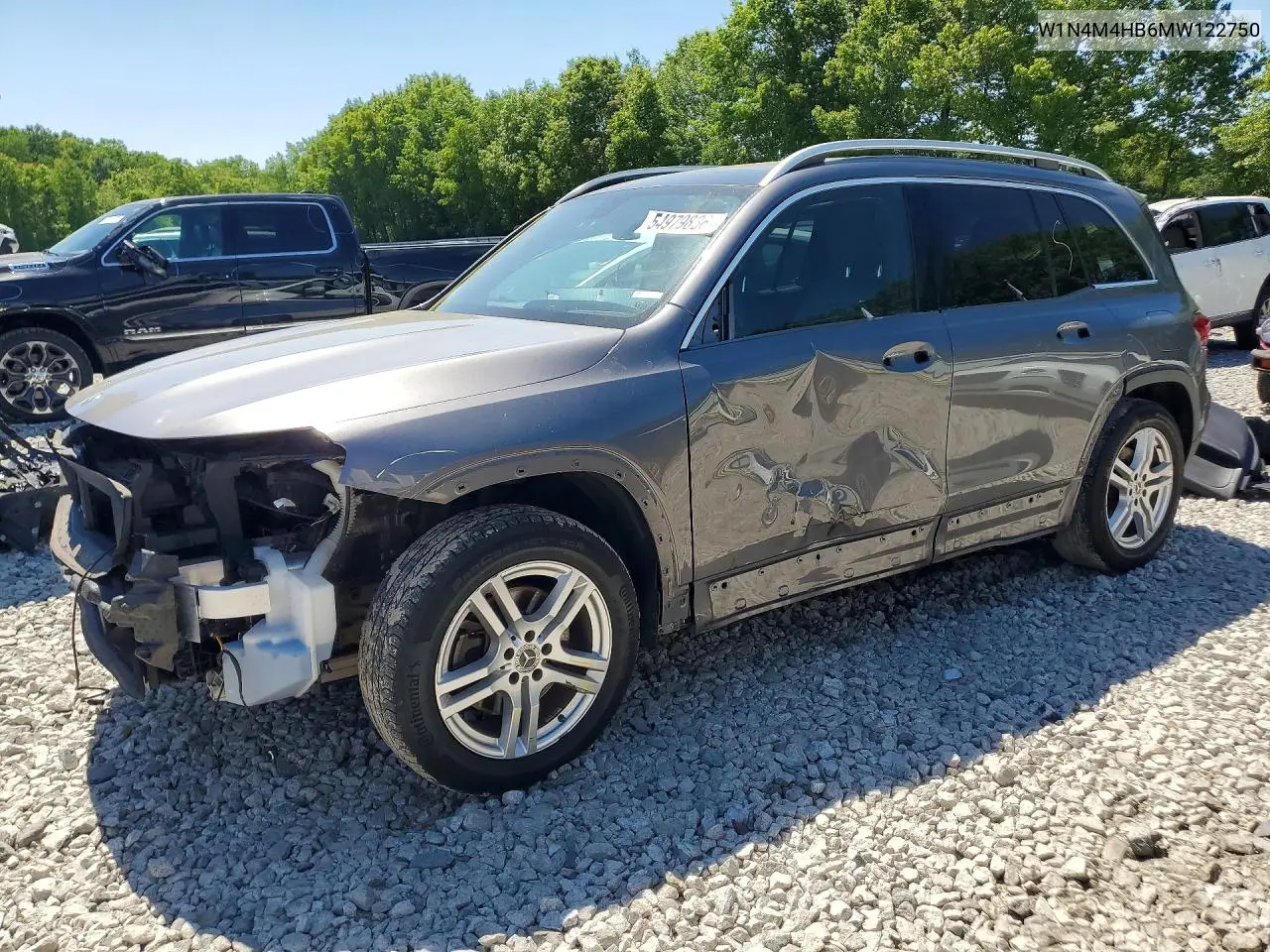 2021 Mercedes-Benz Glb 250 4Matic VIN: W1N4M4HB6MW122750 Lot: 54979836