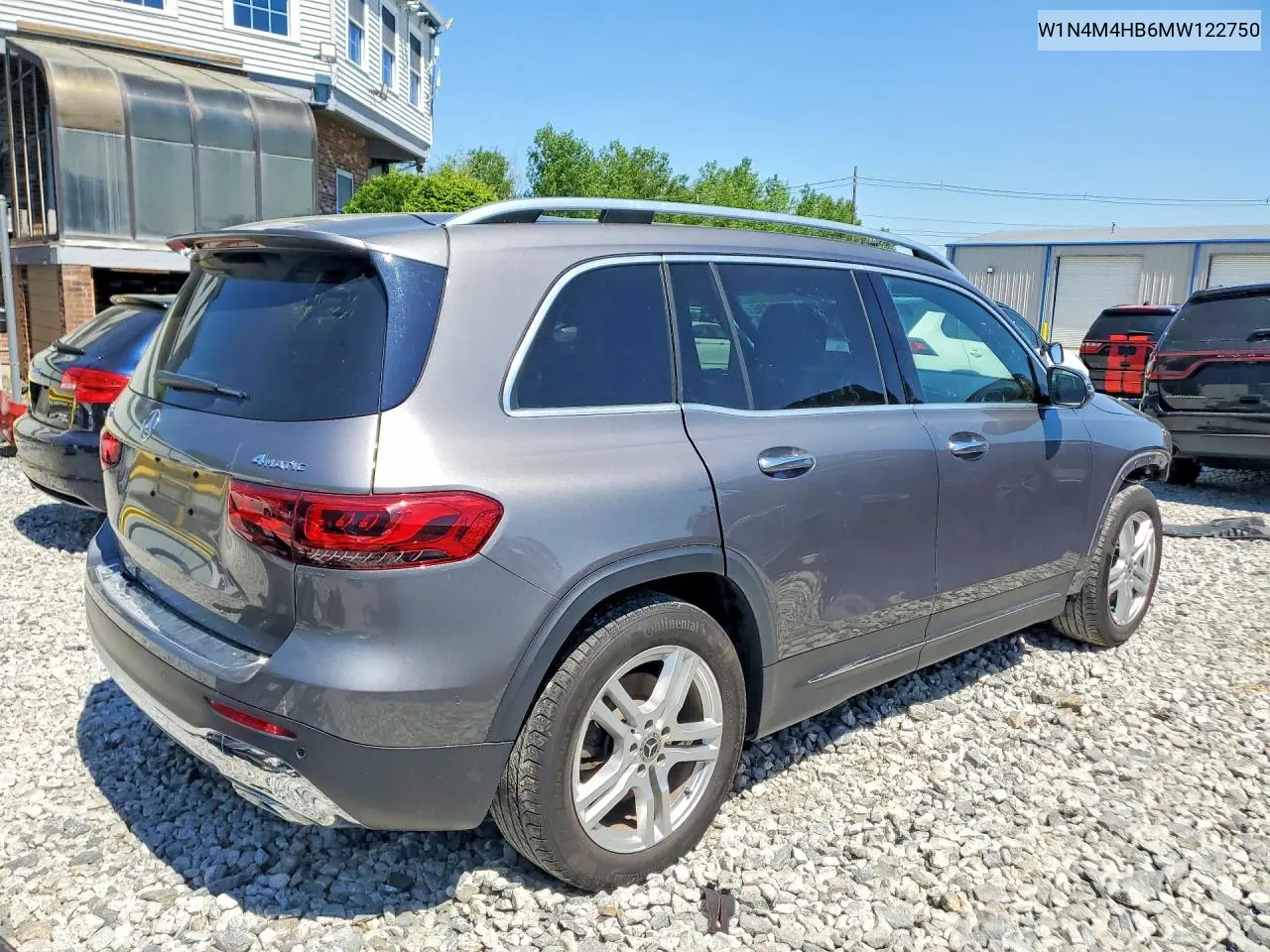 2021 Mercedes-Benz Glb 250 4Matic VIN: W1N4M4HB6MW122750 Lot: 54979836