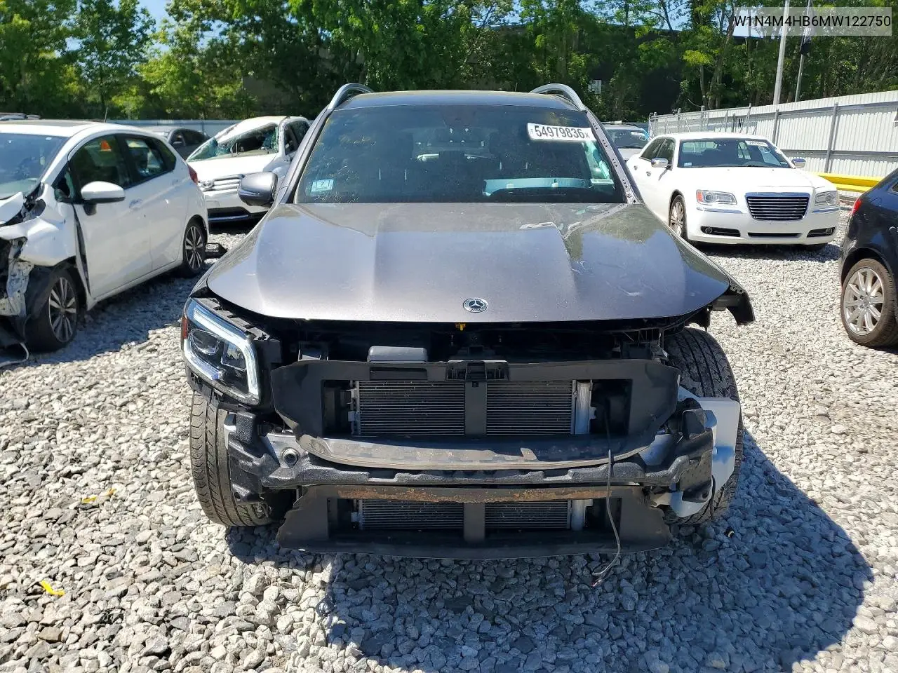 2021 Mercedes-Benz Glb 250 4Matic VIN: W1N4M4HB6MW122750 Lot: 54979836