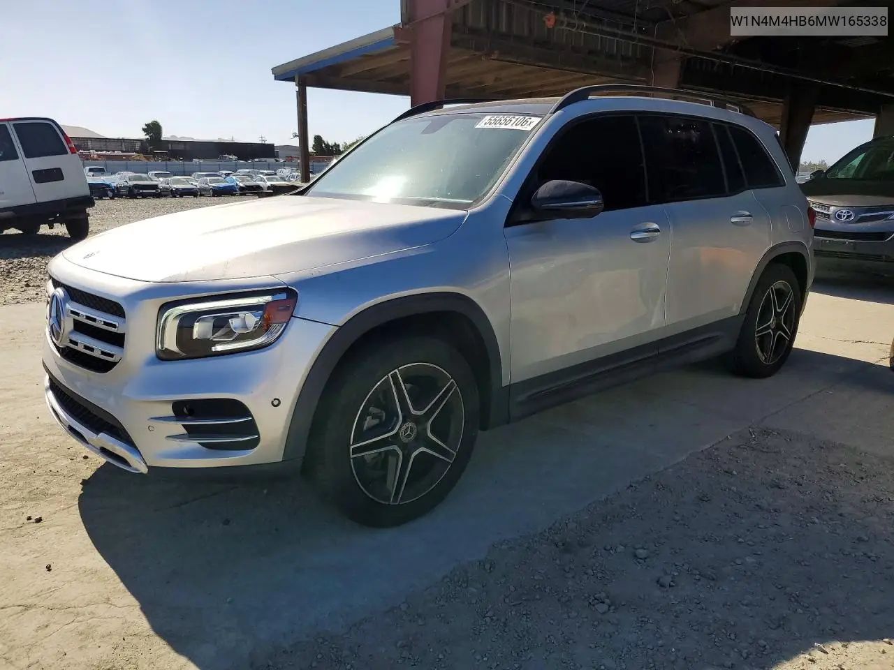 2021 Mercedes-Benz Glb 250 4Matic VIN: W1N4M4HB6MW165338 Lot: 55656106