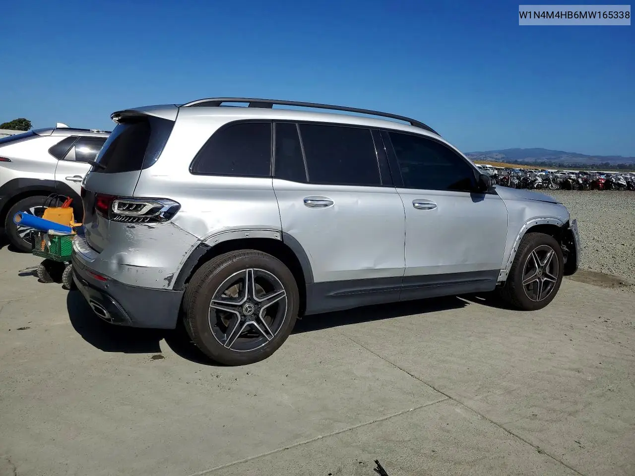 2021 Mercedes-Benz Glb 250 4Matic VIN: W1N4M4HB6MW165338 Lot: 55656106