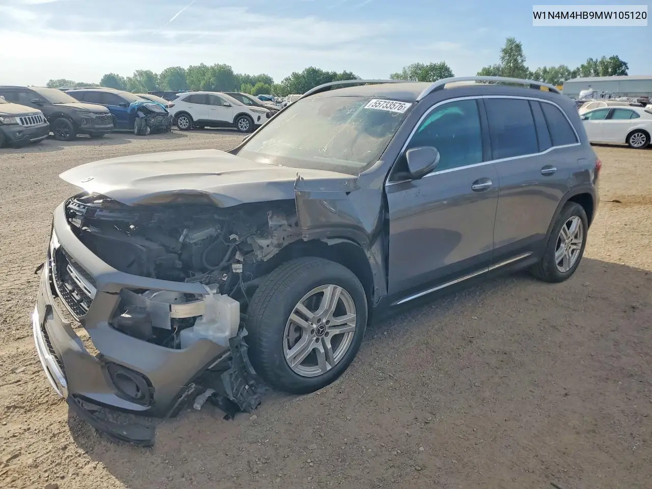 2021 Mercedes-Benz Glb 250 4Matic VIN: W1N4M4HB9MW105120 Lot: 55733576