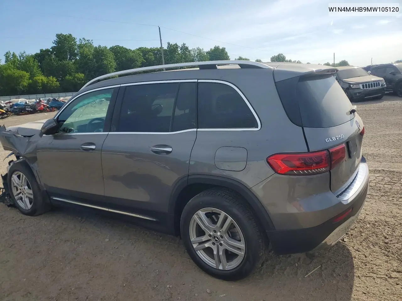 2021 Mercedes-Benz Glb 250 4Matic VIN: W1N4M4HB9MW105120 Lot: 55733576