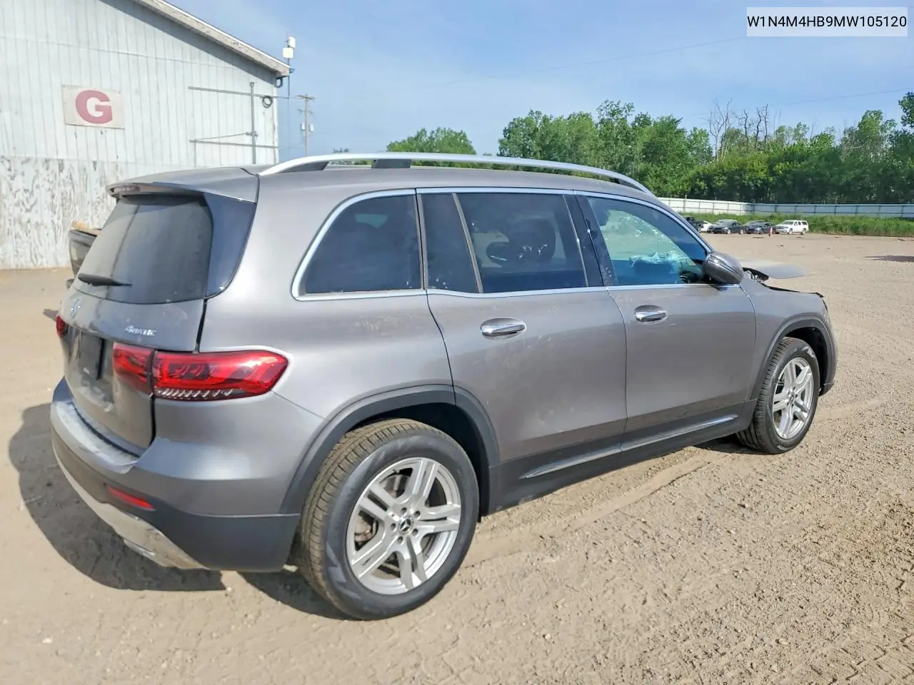 2021 Mercedes-Benz Glb 250 4Matic VIN: W1N4M4HB9MW105120 Lot: 55733576