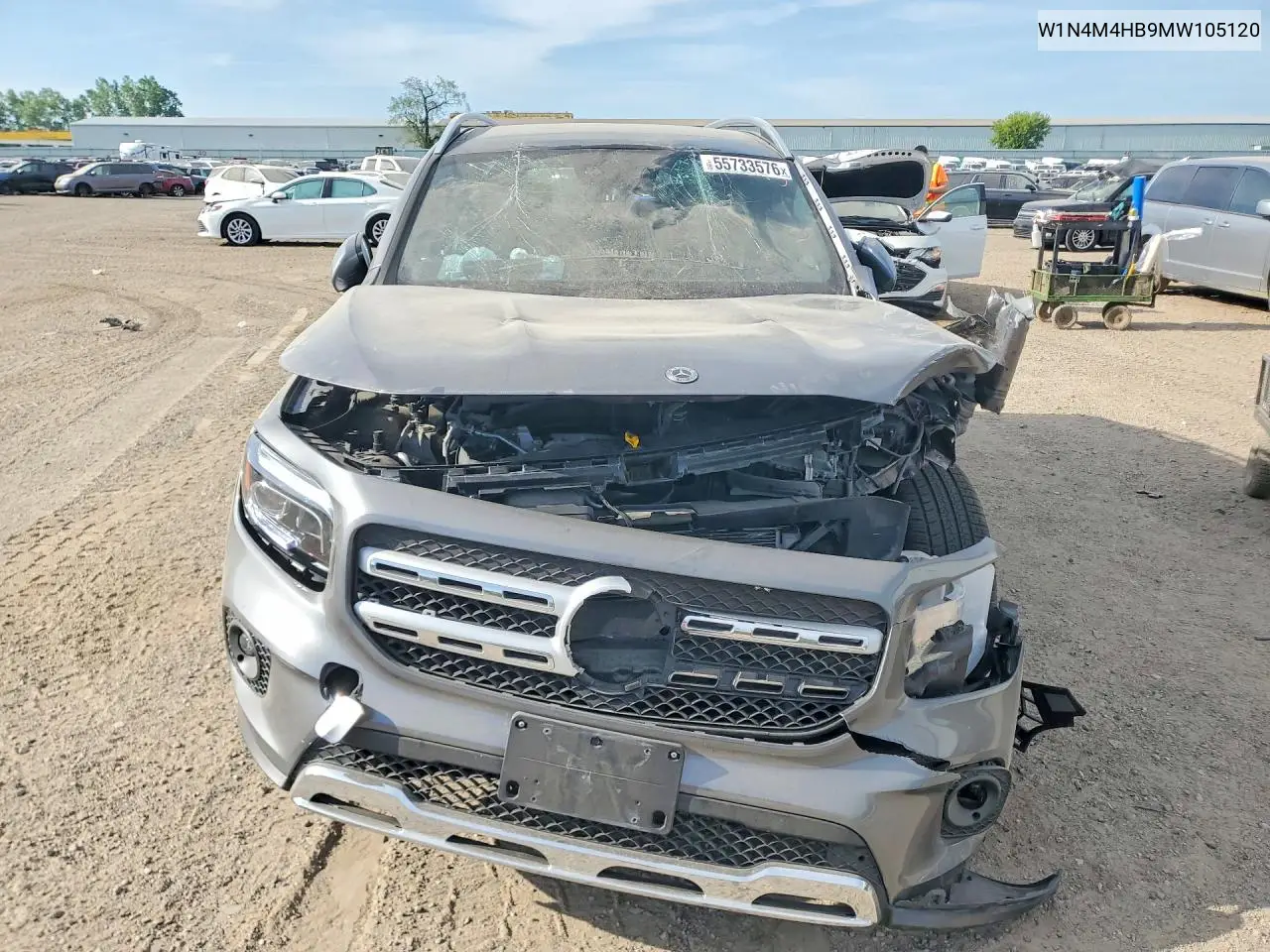 2021 Mercedes-Benz Glb 250 4Matic VIN: W1N4M4HB9MW105120 Lot: 55733576