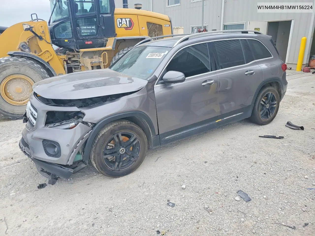 2021 Mercedes-Benz Glb 250 4Matic VIN: W1N4M4HB1MW156224 Lot: 55881976