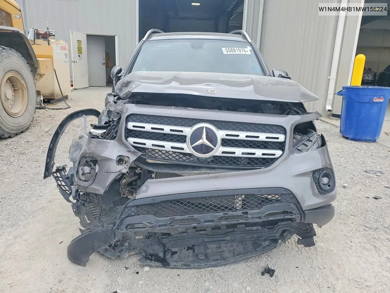 2021 Mercedes-Benz Glb 250 4Matic VIN: W1N4M4HB1MW156224 Lot: 55881976