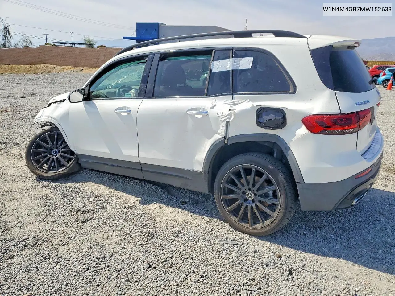 2021 Mercedes-Benz Glb 250 VIN: W1N4M4GB7MW152633 Lot: 56525136