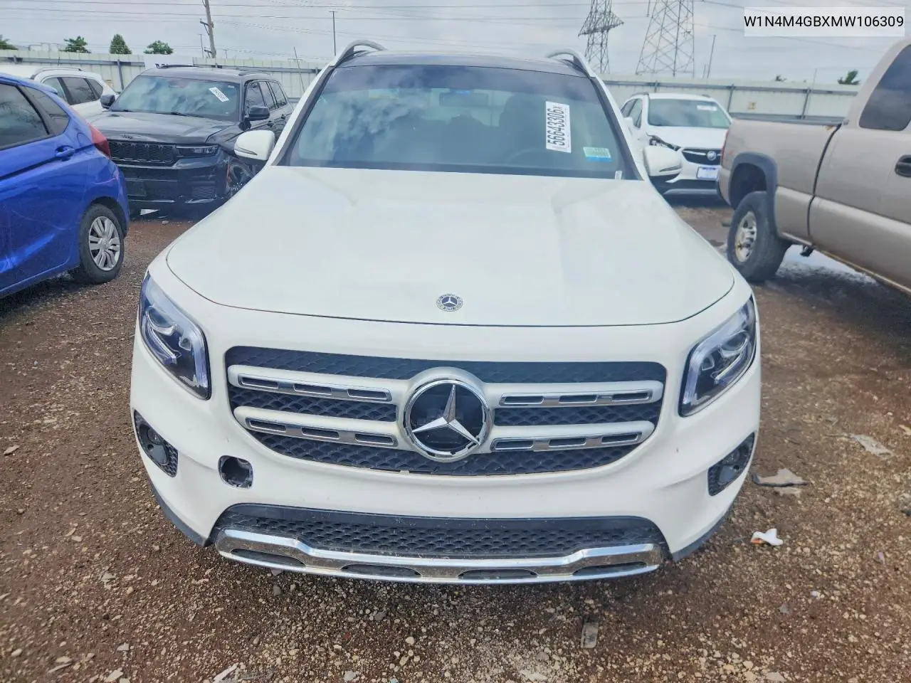 2021 Mercedes-Benz Glb 250 VIN: W1N4M4GBXMW106309 Lot: 56643306