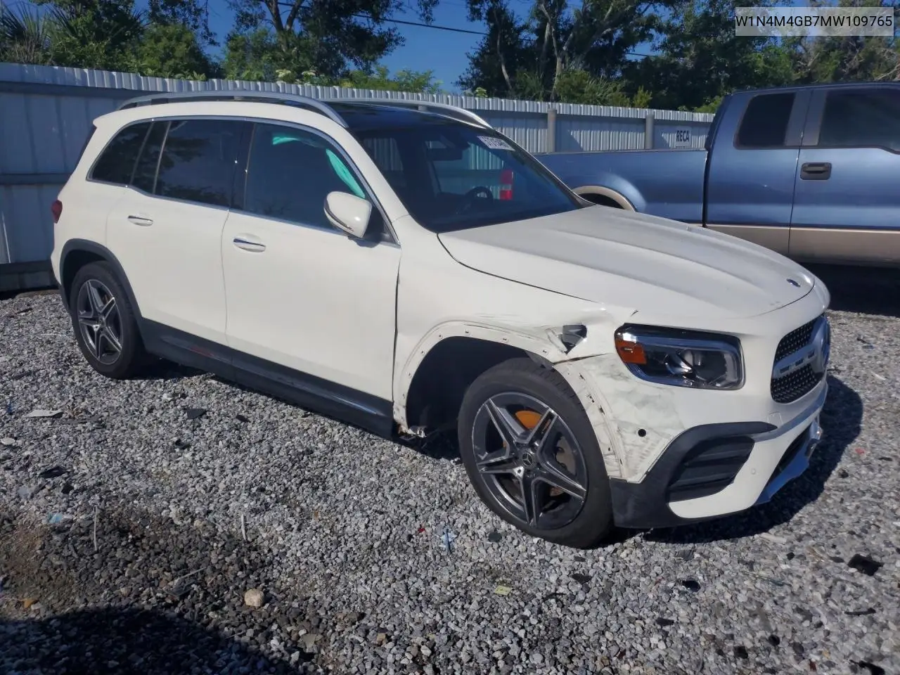 2021 Mercedes-Benz Glb 250 VIN: W1N4M4GB7MW109765 Lot: 57315486