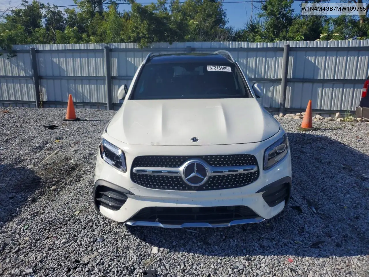 2021 Mercedes-Benz Glb 250 VIN: W1N4M4GB7MW109765 Lot: 57315486