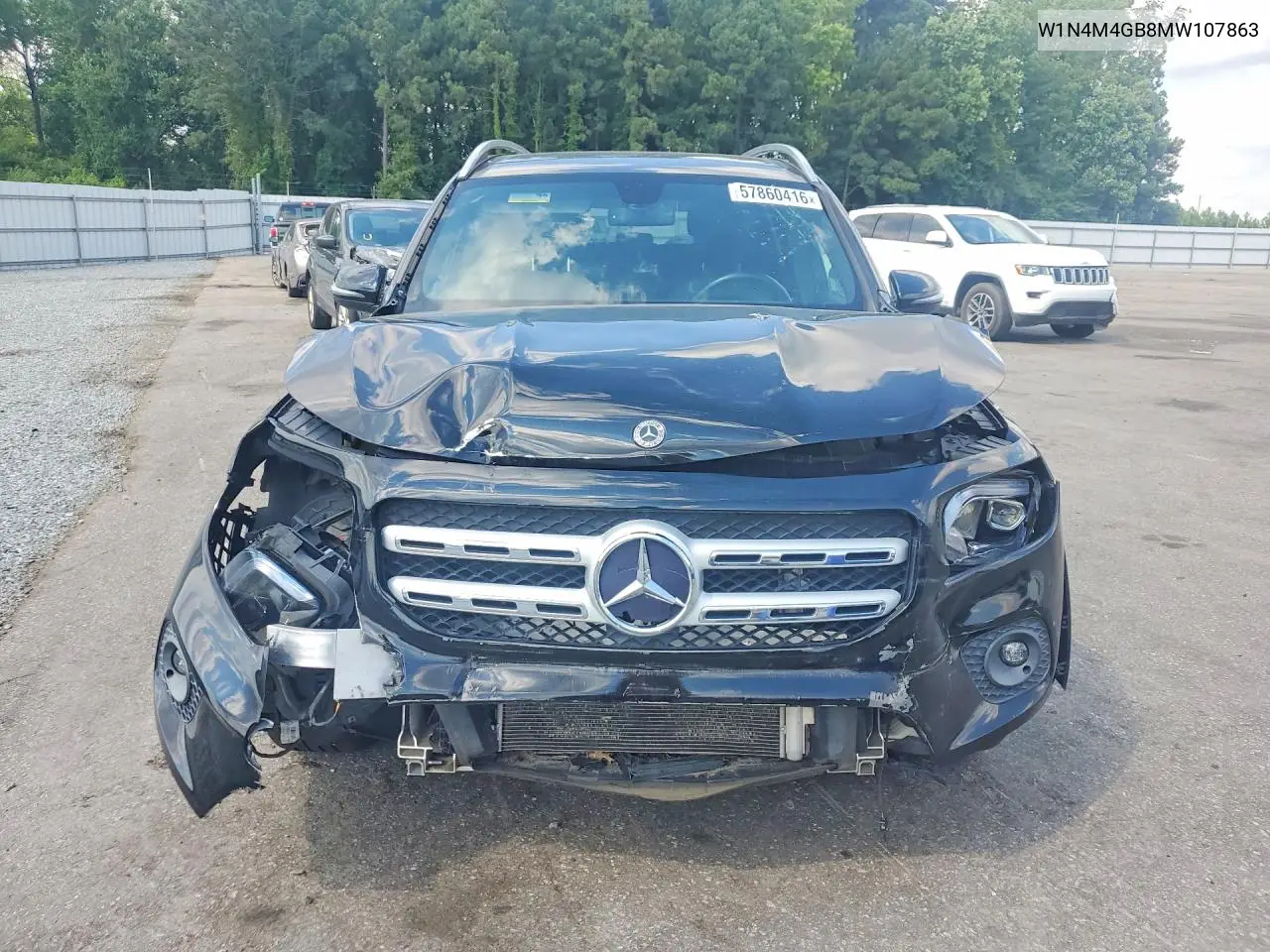 2021 Mercedes-Benz Glb 250 VIN: W1N4M4GB8MW107863 Lot: 57860416