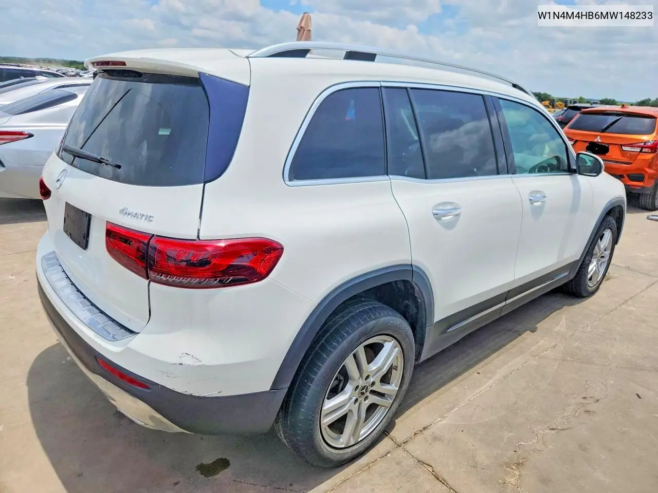 2021 Mercedes-Benz Glb 250 4Matic VIN: W1N4M4HB6MW148233 Lot: 57929576
