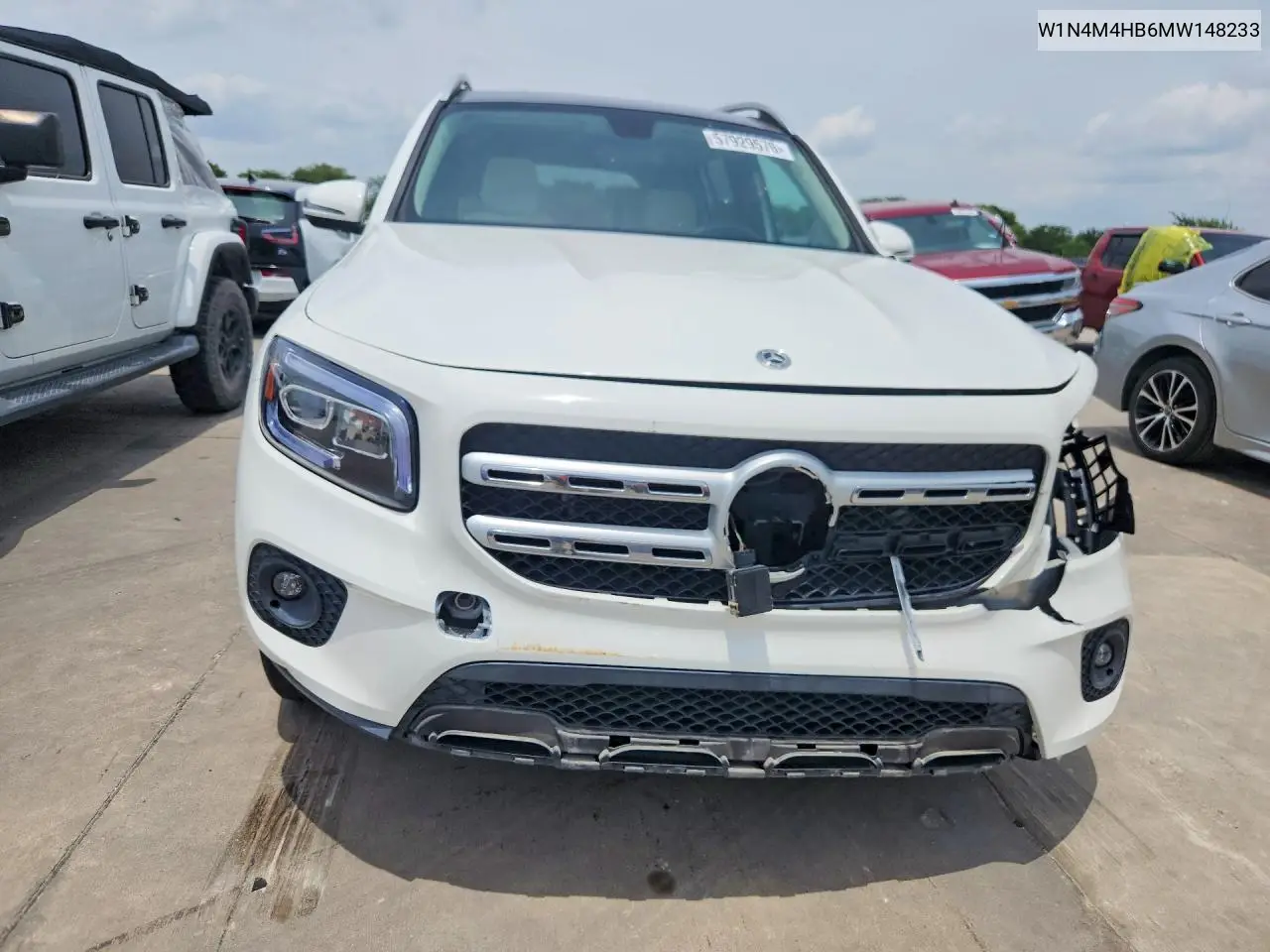 2021 Mercedes-Benz Glb 250 4Matic VIN: W1N4M4HB6MW148233 Lot: 57929576