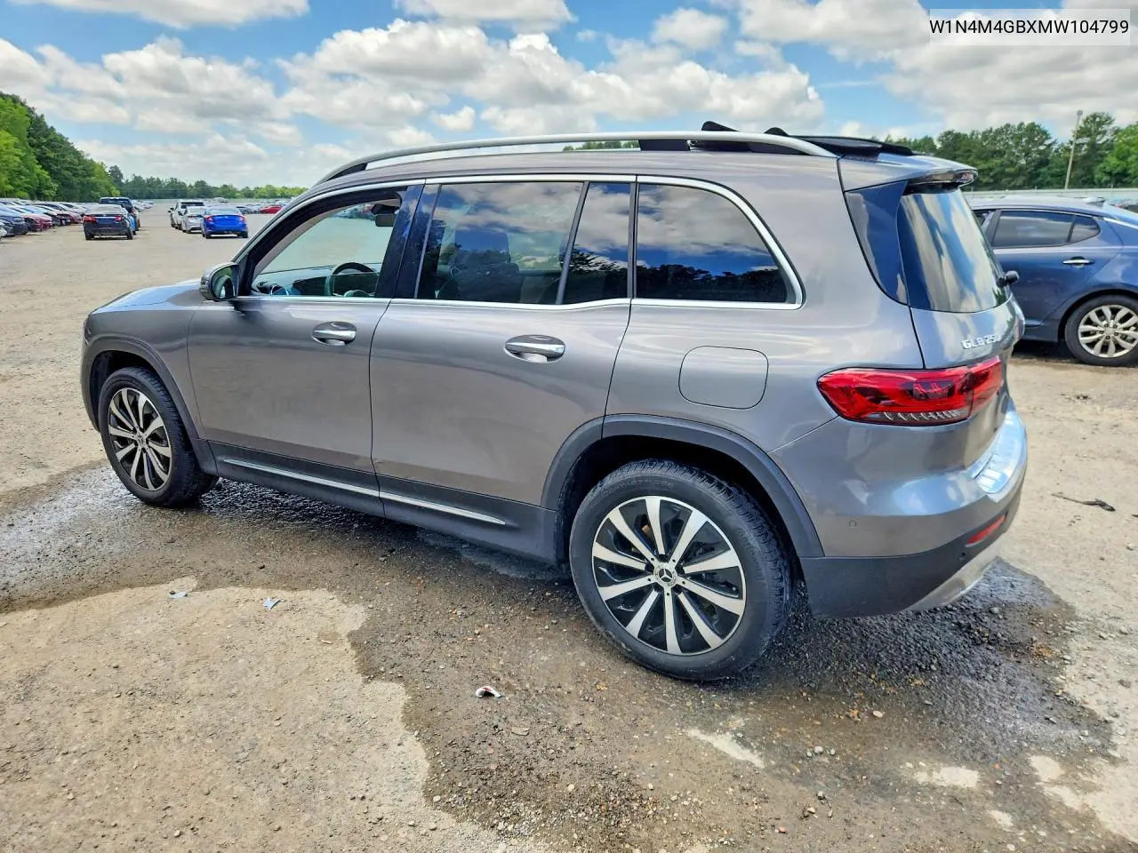 2021 Mercedes-Benz Glb 250 VIN: W1N4M4GBXMW104799 Lot: 58067316