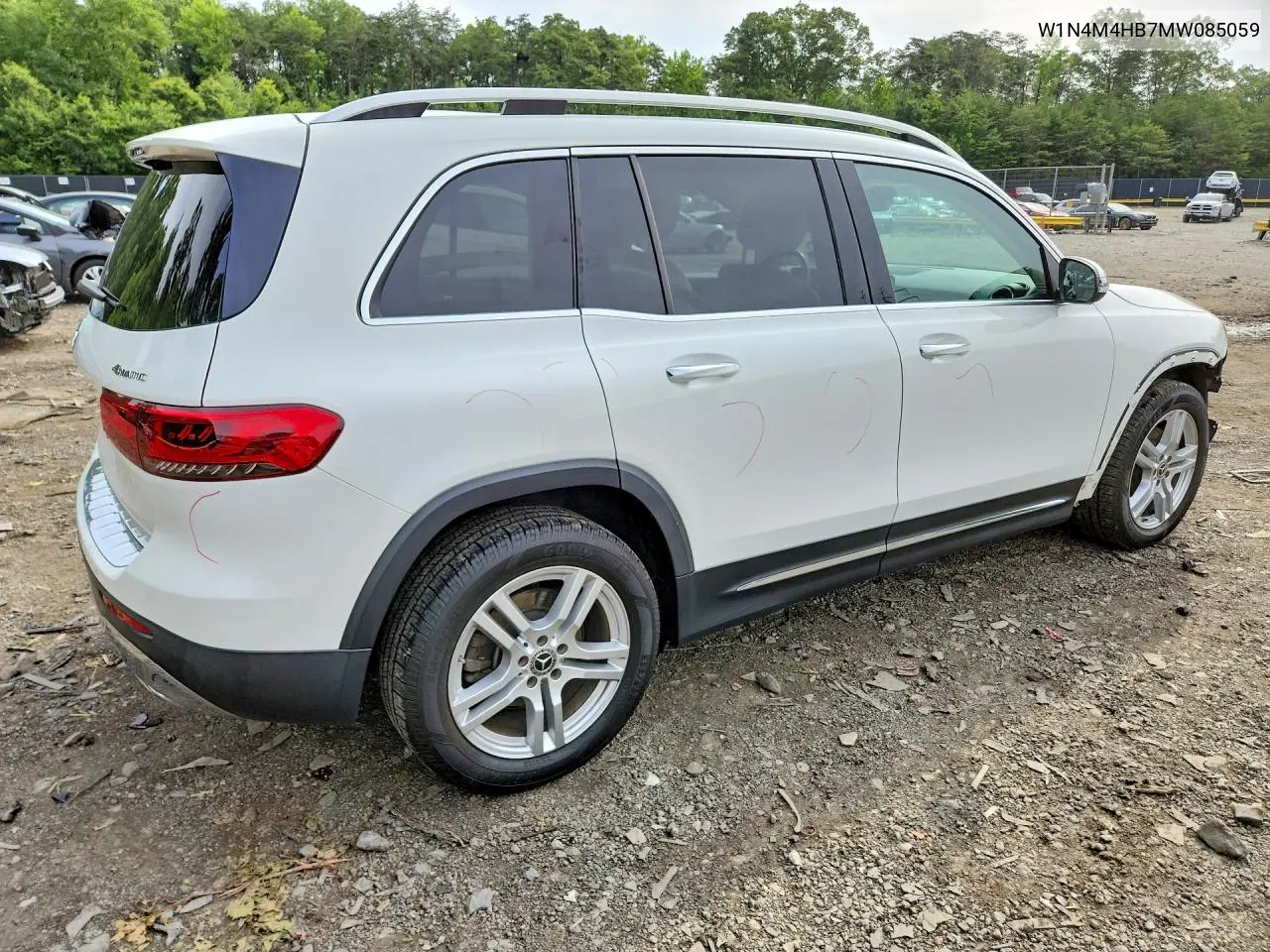 2021 Mercedes-Benz Glb 250 4Matic VIN: W1N4M4HB7MW085059 Lot: 58241066