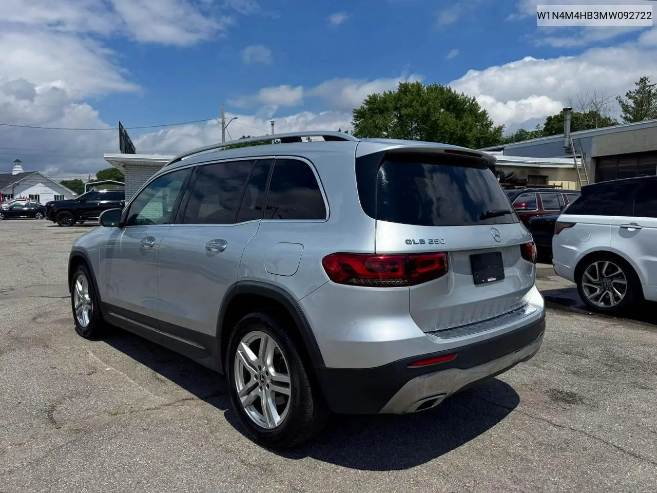 2021 Mercedes-Benz Glb 250 4Matic VIN: W1N4M4HB3MW092722 Lot: 59381906