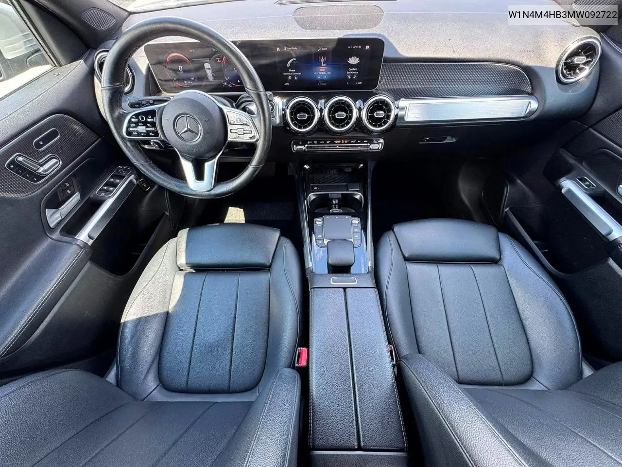 2021 Mercedes-Benz Glb 250 4Matic VIN: W1N4M4HB3MW092722 Lot: 59381906