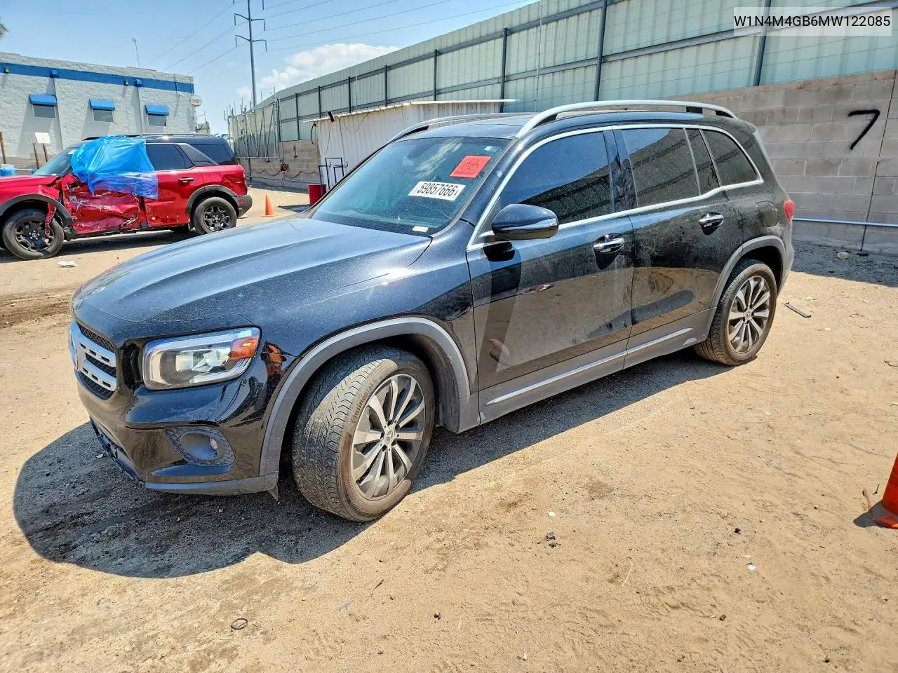 2021 Mercedes-Benz Glb 250 VIN: W1N4M4GB6MW122085 Lot: 59857666