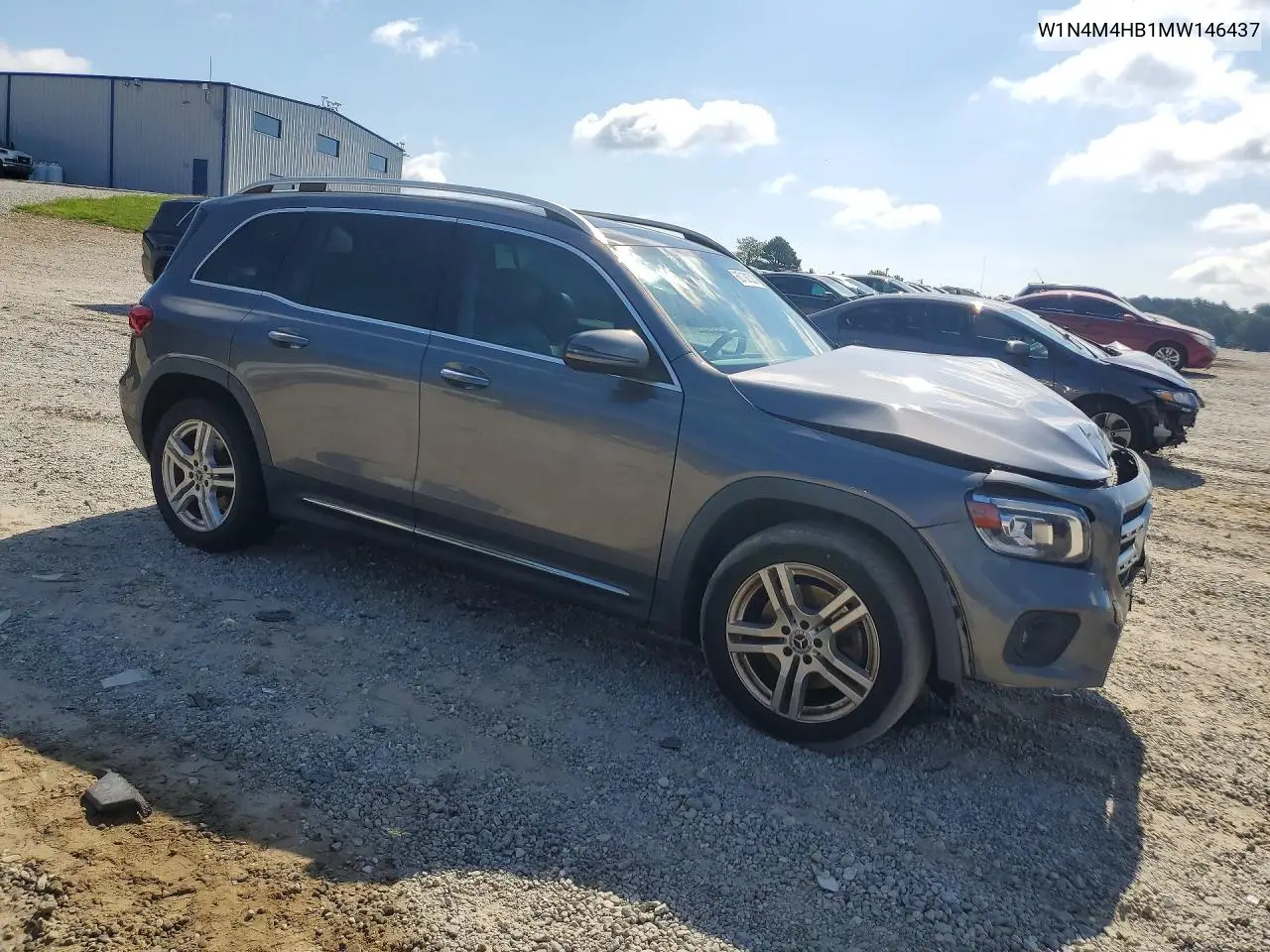 2021 Mercedes-Benz Glb 250 4Matic VIN: W1N4M4HB1MW146437 Lot: 60190526