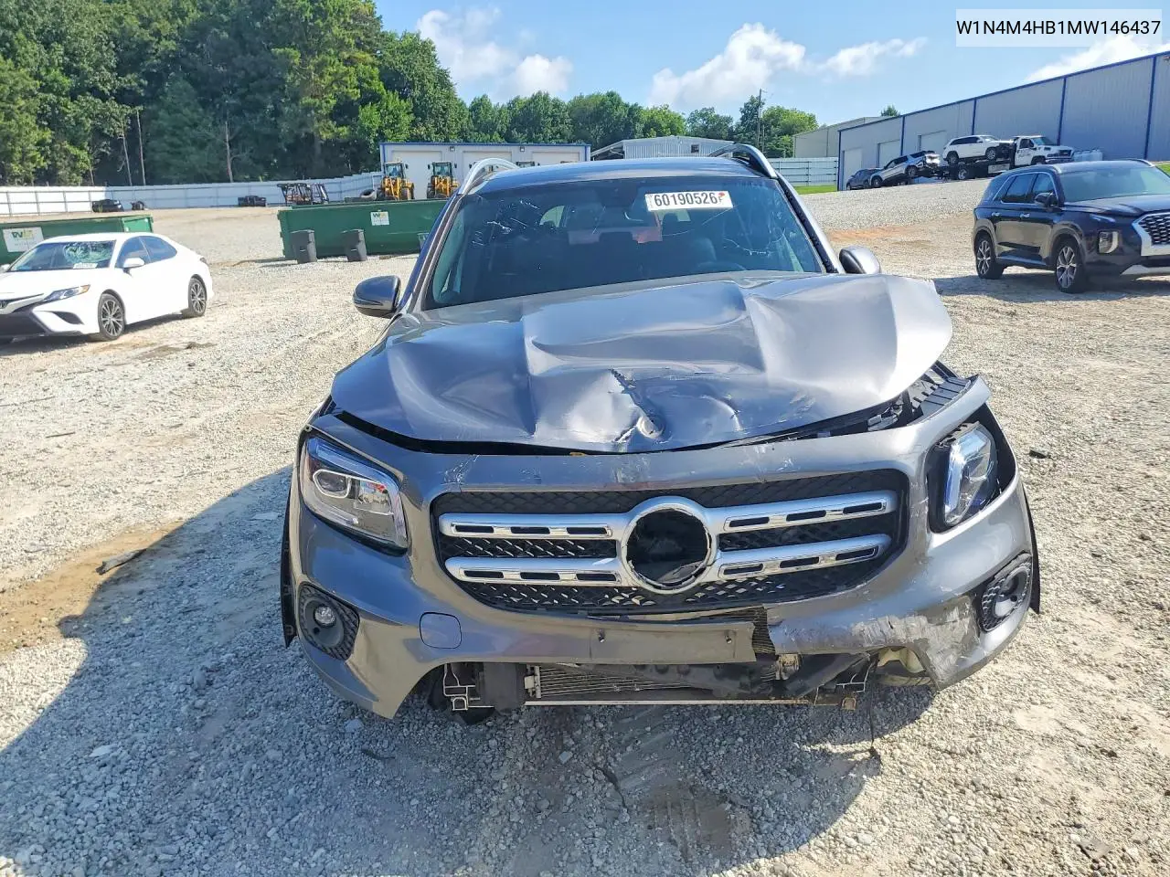 2021 Mercedes-Benz Glb 250 4Matic VIN: W1N4M4HB1MW146437 Lot: 60190526