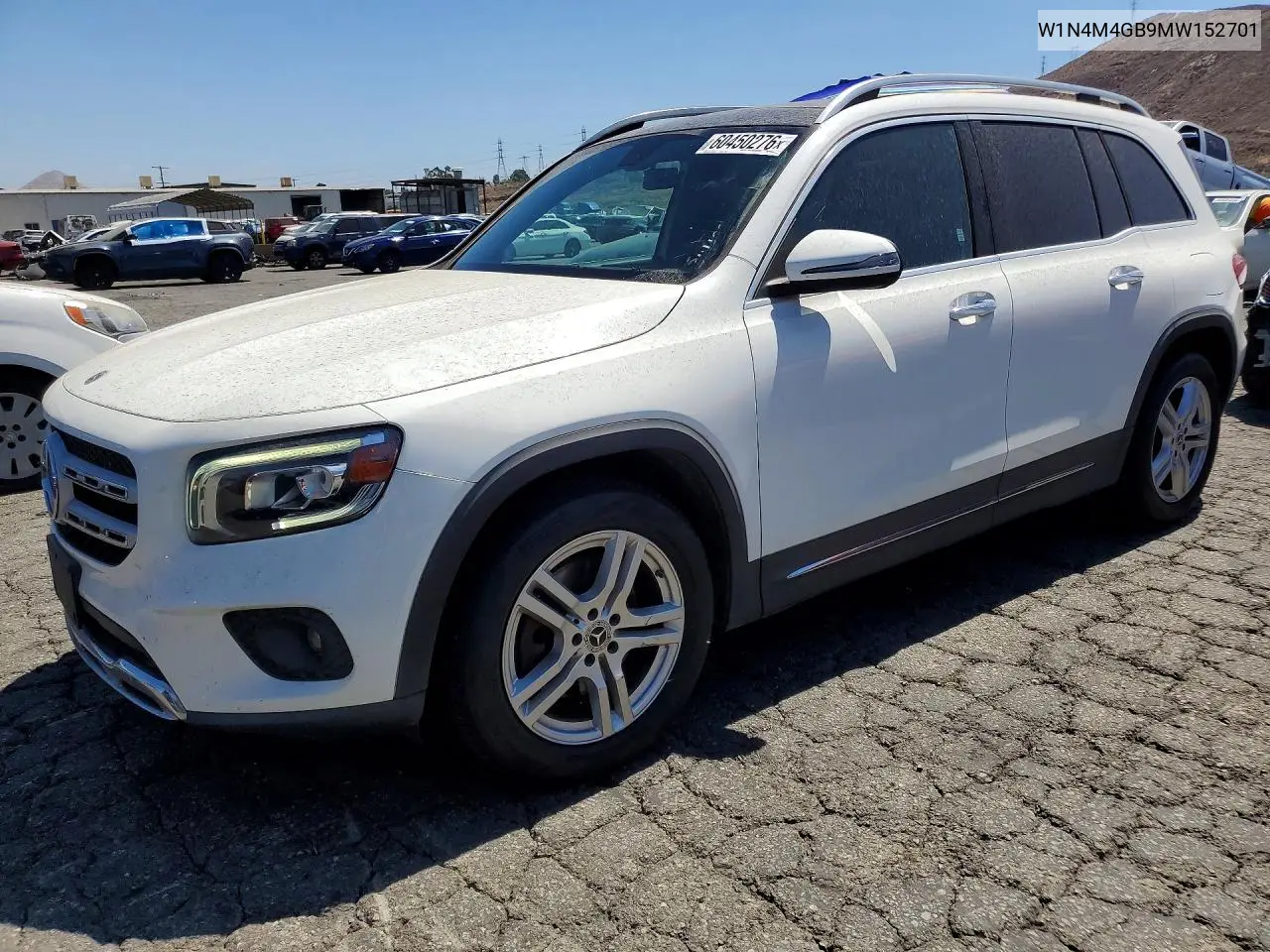 2021 Mercedes-Benz Glb 250 VIN: W1N4M4GB9MW152701 Lot: 60450276
