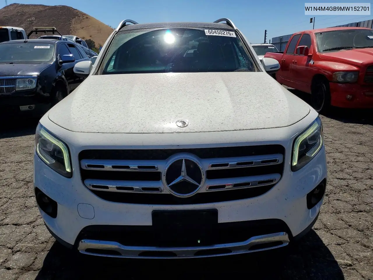 2021 Mercedes-Benz Glb 250 VIN: W1N4M4GB9MW152701 Lot: 60450276